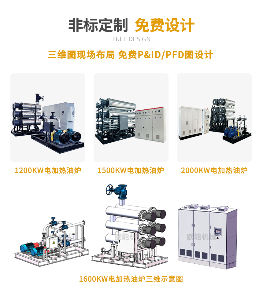 1200KW電加熱導(dǎo)熱油爐定制
